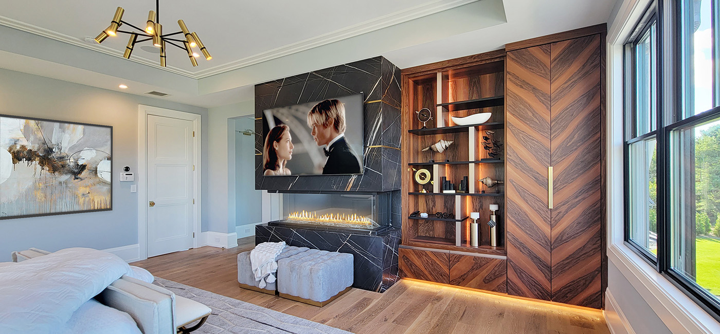 ContemporaryBedroomBuilt-InCornerWalnutChevronArmoire_02_1400